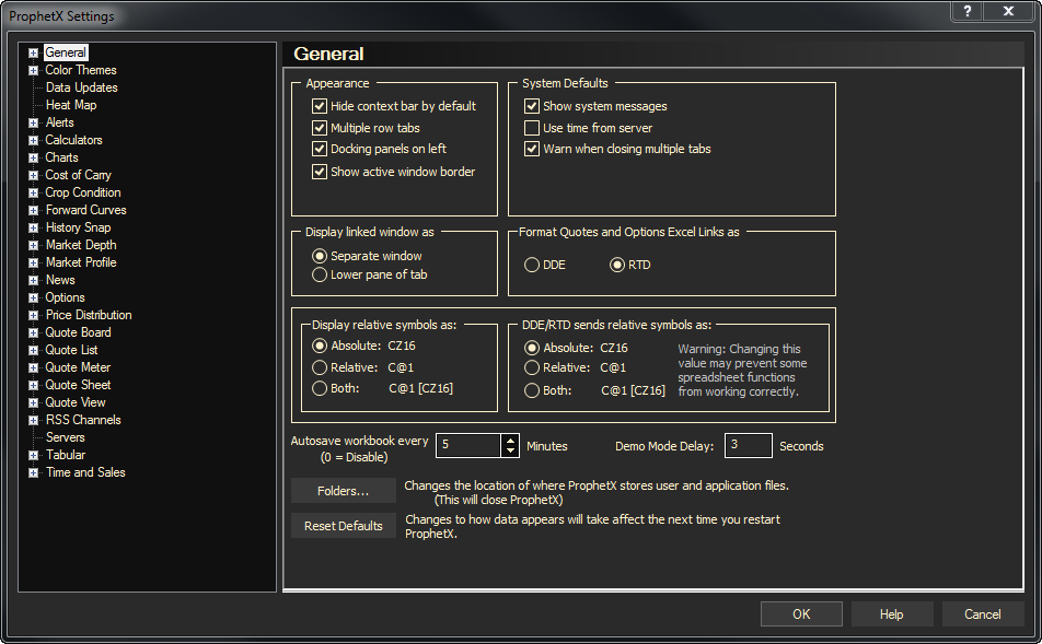 Settings 1